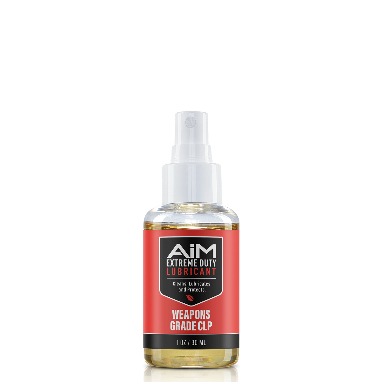 AiM Weapons Grade CLP (1oz + sprayer applicator), rust prevention eco-friendly non-toxic lubricant for firearms.