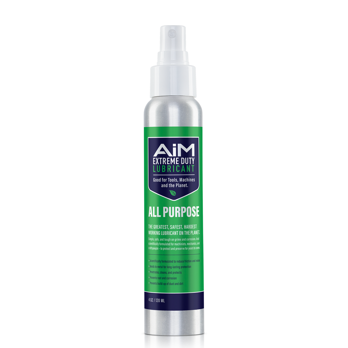 AiM Extreme Duty All Purpose (4oz) lubricant, eco-friendly, non-toxic, ideal for rust prevention and metal protection, made in USA