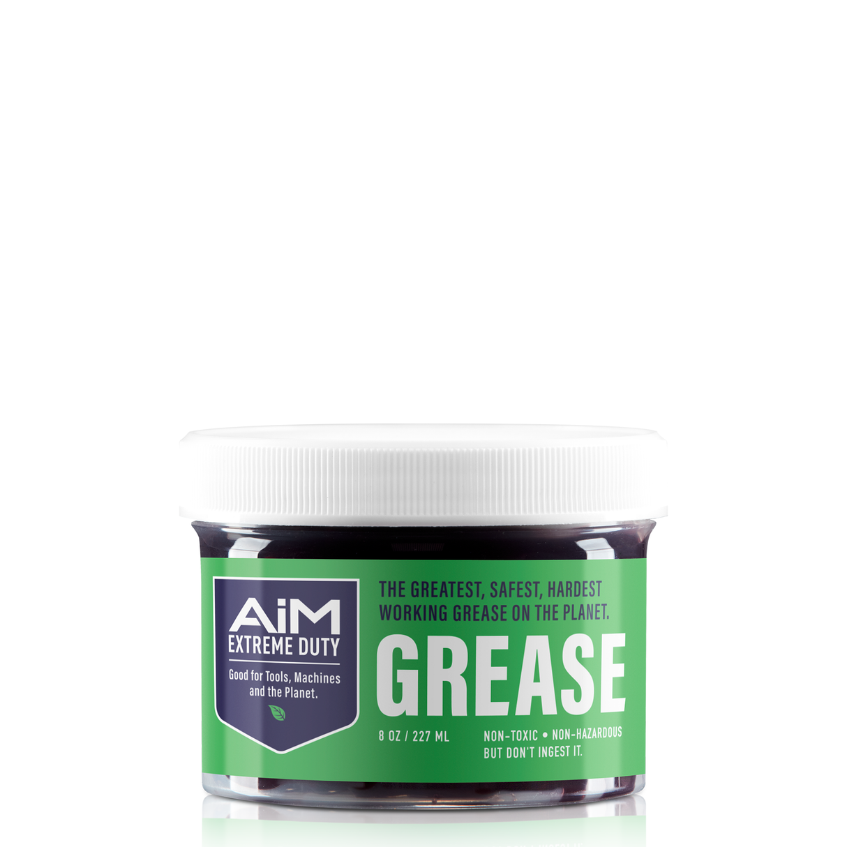 AiM Extreme Duty Grease (8oz) - Safe, durable grease for rust prevention and lubrication, ideal for machinery and tools, eco-friendly, made in USA