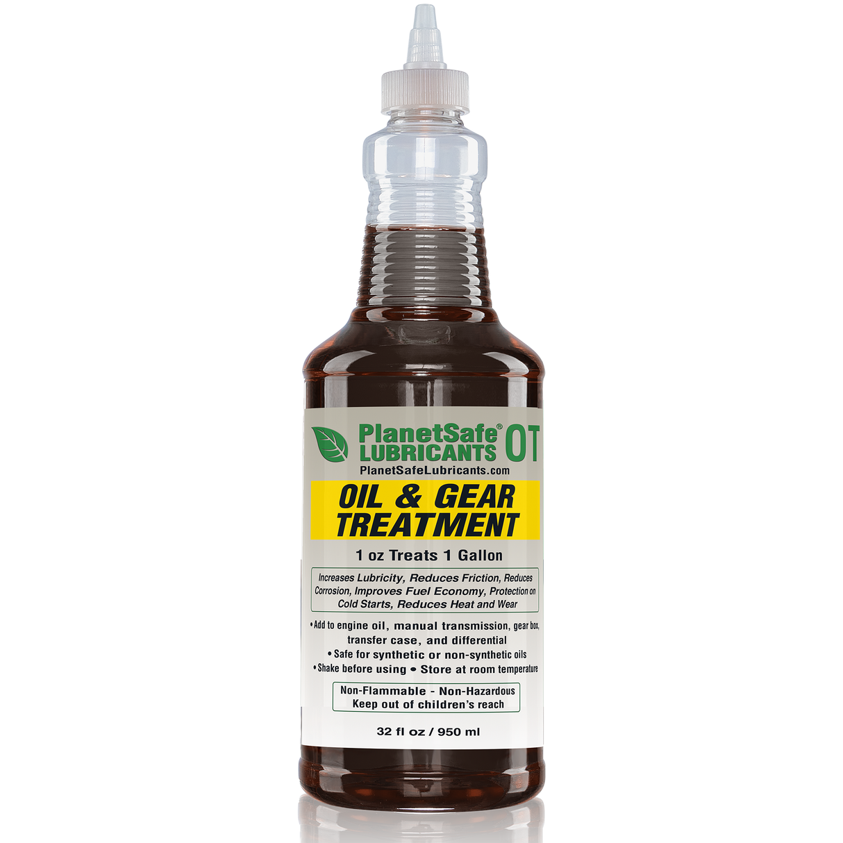 OT Oil & Gear Treatment (Additive, 32oz) for rust prevention, engine oil treatment, and eco friendly lubrication.
