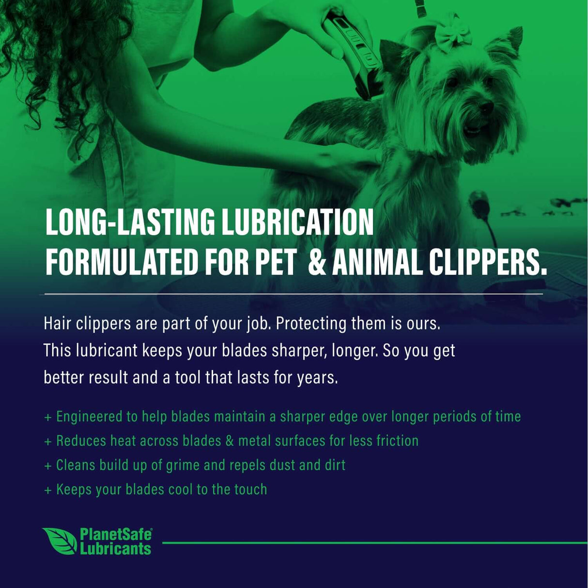 AiM Hair Clippers & Electric Razors Lubricant (Specialty, 1 oz) long-lasting blade lubrication for pet & animal clippers, keeps blades cool
