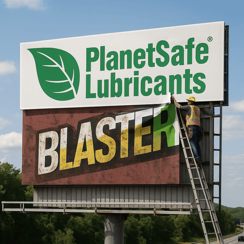 PB Blaster Alternative: Why PlanetSafe Is the Best lubricant billboard comparison image