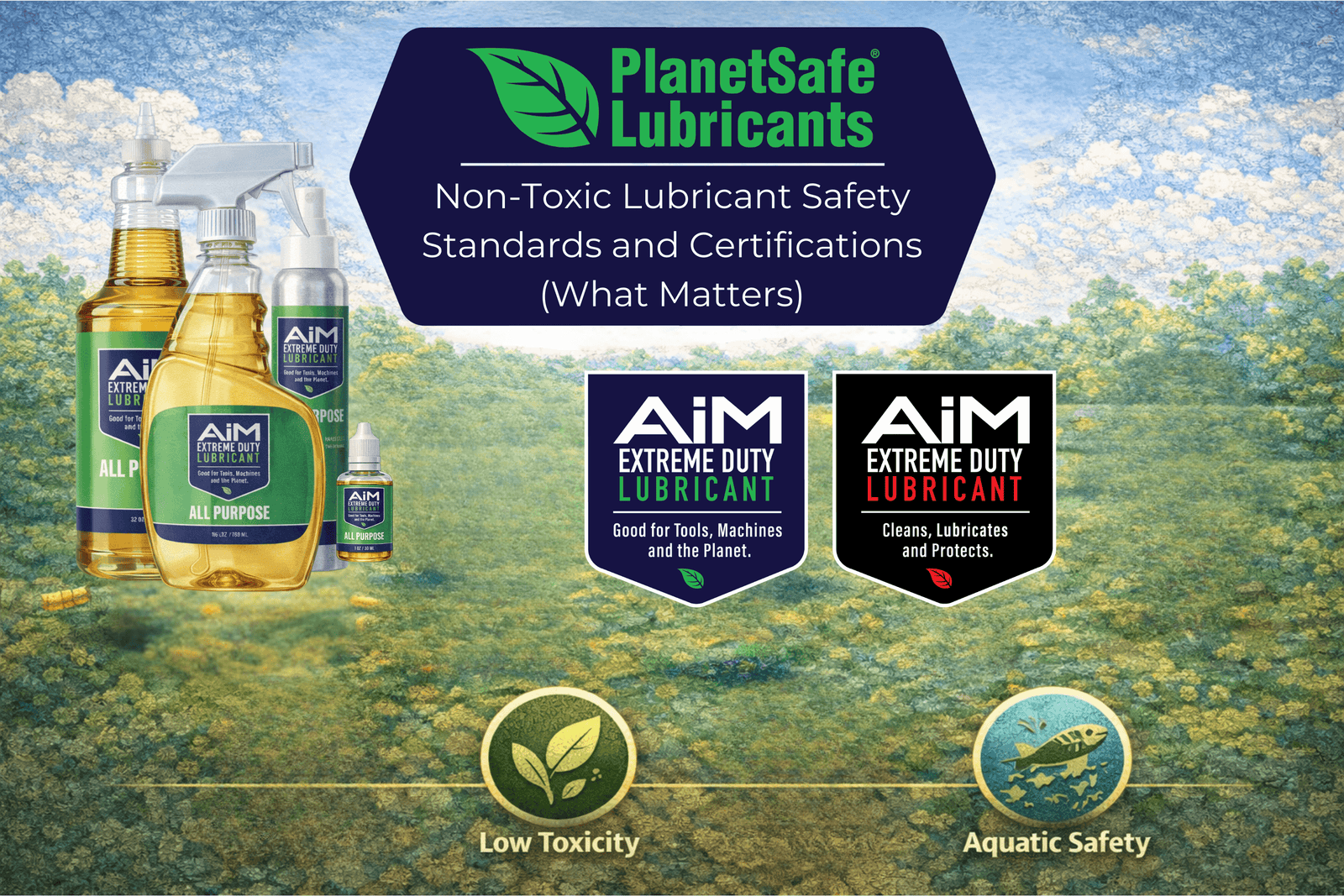 Non-Toxic Lubricant Safety Standards and Certifications (What Matters) with AiM Extreme Duty Lubricant