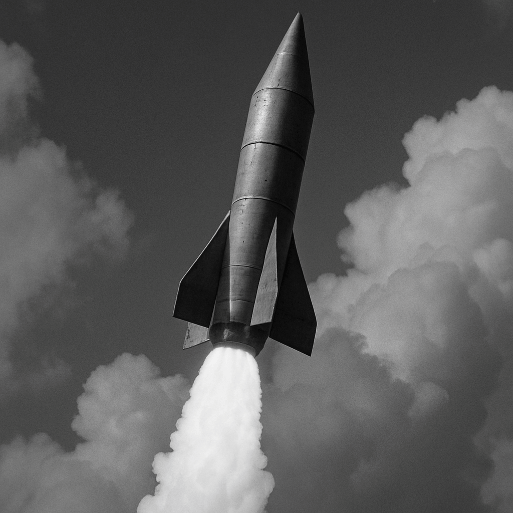 Rocket representing Cold War era technology related to Modern Alternatives to WD-40That Weren't Made for Cold War Missiles