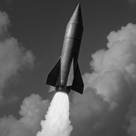 Rocket representing Cold War era technology related to Modern Alternatives to WD-40That Weren't Made for Cold War Missiles