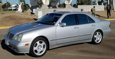 Mercedes E 430 used in How To Fix Squeaking Rusty Axle Assemblies - This Mercedes Fix Saves $2,000 article