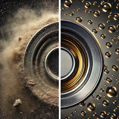 Non-toxic dust repellent lubricant protecting metal surface from dust and moisture