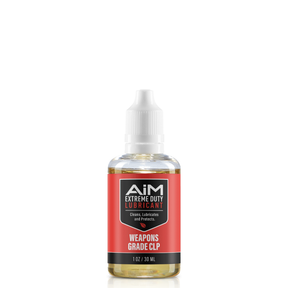 AiM Weapons Grade CLP (1oz + precision applicator), rust prevention, eco-friendly lubricant for firearm maintenance.