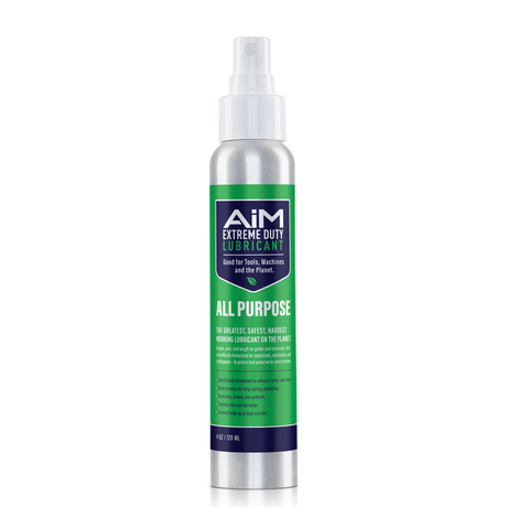 AiM Extreme Duty All Purpose (4oz) lubricant, eco-friendly, non-toxic, ideal for rust prevention and metal protection, made in USA