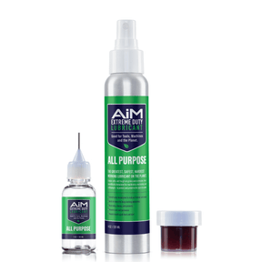 AiM Exercise Equipment Lubricant Small Kit (0.25oz grease+4oz+bottle) for rust prevention, eco friendly and non toxic lubrication.