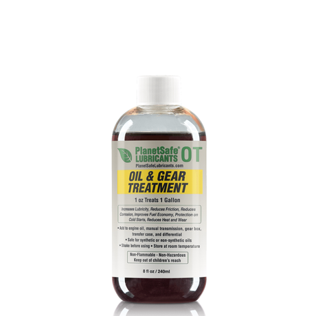 OT Oil & Gear Treatment (Additive, 8oz) - Biodegradable, eco-friendly lubricant for rust prevention and engine protection.