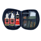 AiM Weapons Grade CLP Rifle Cleaner (2x1oz + 2 applicator bottles) for rust prevention and lubrication in firearms maintenance kit.
