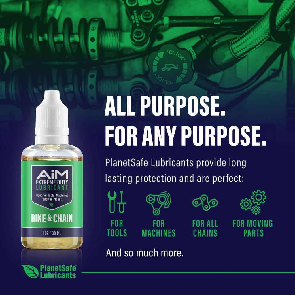 AiM Bike Chain Lubricant - Specialty 1 oz PlanetSafe Lubricants AiM Bike Chain Lubricant - Specialty 1 oz PlanetSafe Lubricants