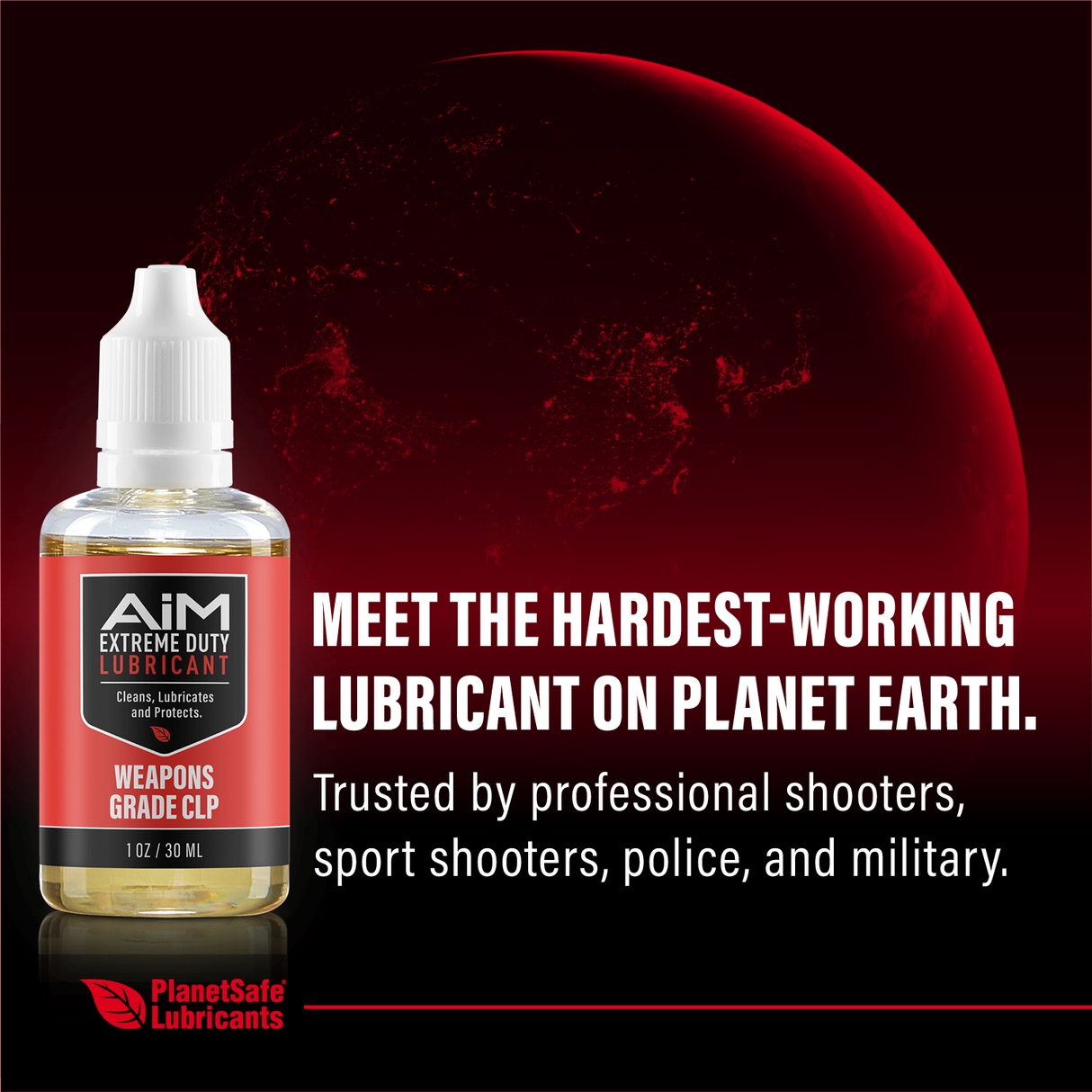 AiM Weapons Grade CLP Bundle (0.70oz + 1oz + 1oz) for rust prevention and lubrication.
