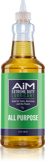 AiM All Purpose Lubricant (32oz) - eco-friendly, non-toxic lubricant for rust prevention and industrial use.