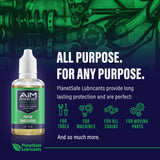 AiM Paper Shredder Lubricant (Specialty, 1 oz) - eco-friendly, non-toxic lubricant for rust prevention and metal protection.