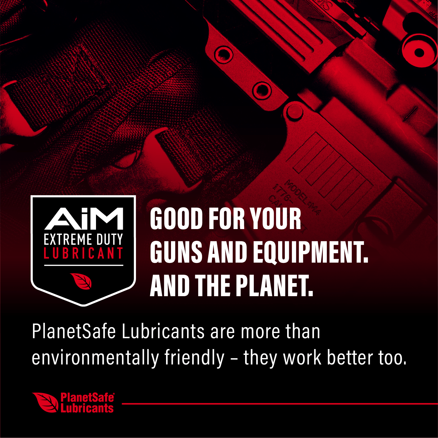 Planetsafe AIM weapons grade CLP. the best rifle lubricant.