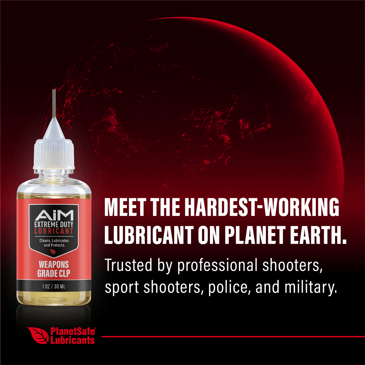 AiM Weapons Grade CLP (1oz + precision applicator) lubricant for firearms protection and rust prevention, ideal for shooters.