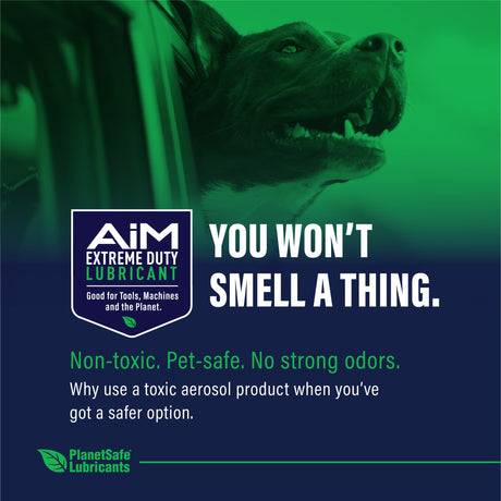AiM Extreme Duty All Purpose (4oz) lubricant - non-toxic, pet-safe, odorless formula for tools and machinery protection.
