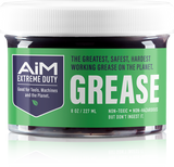 AiM Extreme Duty Grease (8oz) - non-toxic, biodegradable lubricant for rust prevention and corrosion inhibition.