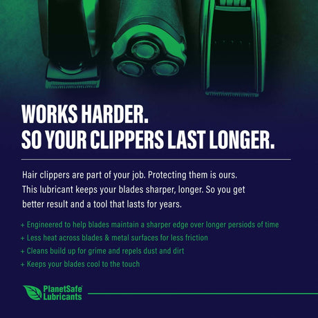 AiM Hair Clippers & Electric Razors Lubricant (Specialty, 1 oz) keeps clipper and razor blades cool, reduces friction, prevents rust, extends motor life