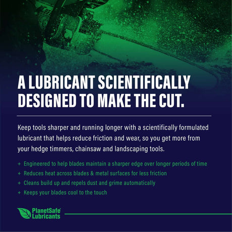 AiM Hedge Trimmer & Chainsaw Lubricant Bundle (Specialty, 1oz + 4oz) - eco-friendly lubricant for tool maintenance and rust prevention.