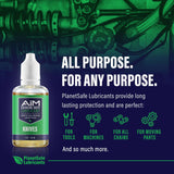 AiM Knives Lubricant (Specialty, 1 oz) bottle all-purpose knife lubricant for smooth fall-shut action, pivot protection, corrosion prevention