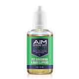 AiM Pet Clipper Lubricant (Specialty, 1oz) eco-friendly non-toxic rust prevention spray for pet grooming and hair clippers.