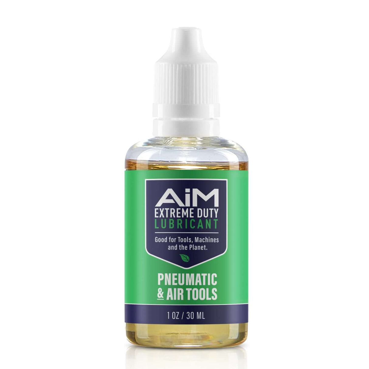 AiM Pneumatic Tool Lubricant (Specialty, 1 oz) for rust prevention and eco-friendly maintenance in industrial environments